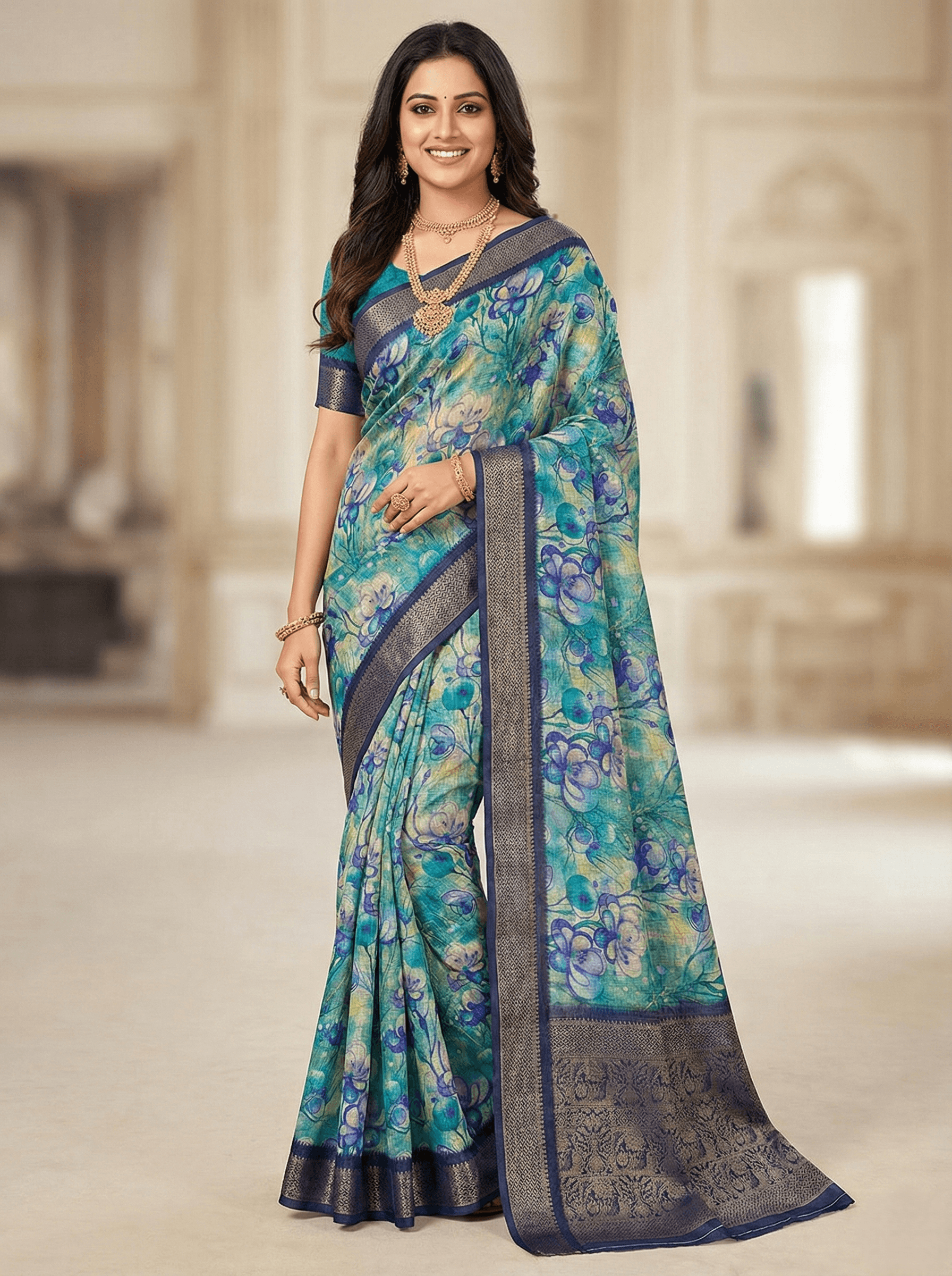 Fancy Saree – Blue